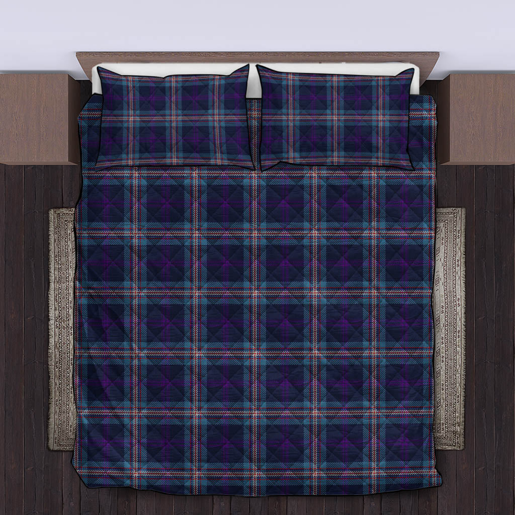 Nevoy Tartan Quilt Bed Set King - Tartan Vibes Clothing