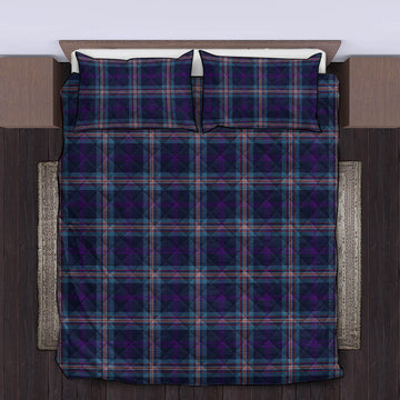 Nevoy Tartan Quilt Bed Set King - Tartan Vibes Clothing