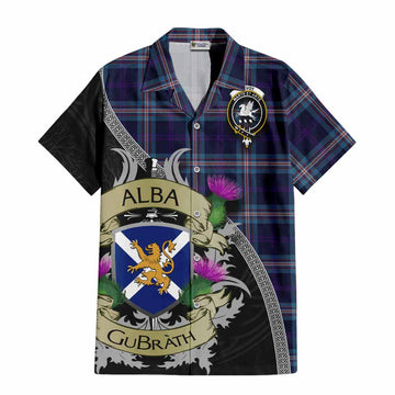Nevoy Tartan Family Crest Hawaiian Shirt Lion Rampant Royal Thistle Shield Celtic Inspired Kid - Tartan Vibes Clothing