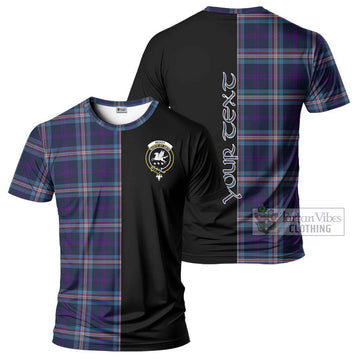 Nevoy Tartan T-Shirt with Family Crest and Half Of Me Style Kid's Shirt - Tartan Vibes Clothing