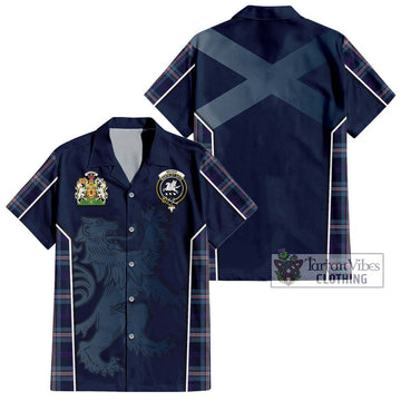 Nevoy Tartan Hawaiian Shirt with Family Crest and Lion Rampant Vibes Sport Style Kid - Tartan Vibes Clothing