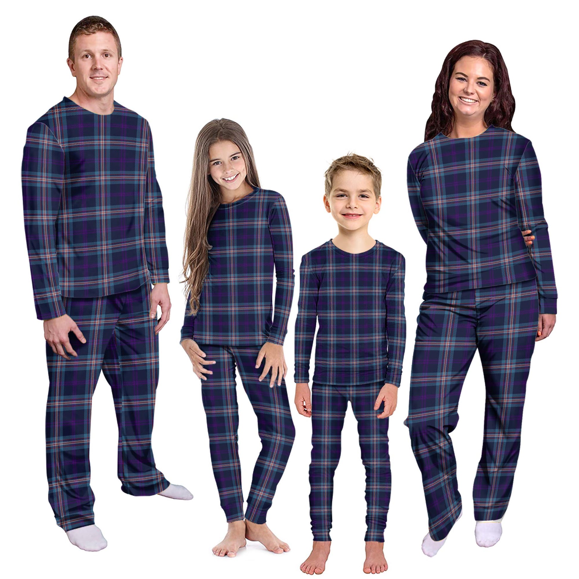 Nevoy Tartan Pajamas Family Set Kid - Tartan Vibes Clothing