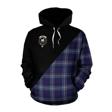 Nevoy Tartan Cotton Hoodie with Family Crest and Military Logo Style Pullover Hoodie XS - Tartan Vibes Clothing