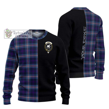 Nevoy Tartan Ugly Sweater with Family Crest and Half Of Me Style Unisex - Tartan Vibes Clothing