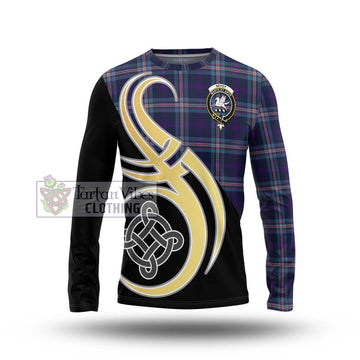 Nevoy Tartan Long Sleeve T-Shirt with Family Crest and Celtic Symbol Style Unisex - Tartan Vibes Clothing