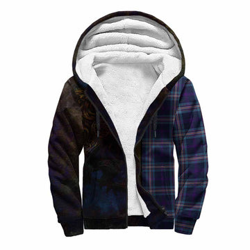 Nevoy Tartan Family Crest Sherpa Hoodie Alba Gu Brath Be Brave Lion Ancient Style Unisex S - Tartan Vibes Clothing