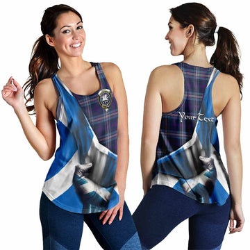 Nevoy Tartan Women's Racerback Tanks with Family Crest Scotland Patriotic Style 4XL - Tartan Vibes Clothing