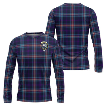 Nevoy Tartan Long Sleeve T-Shirt with Family Crest Unisex - Tartan Vibes Clothing