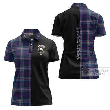 Nevoy Tartan Women's Polo Shirt with Family Crest and Half Of Me Style Women - Tartan Vibes Clothing