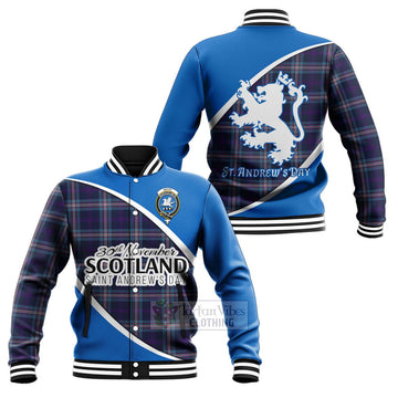 Nevoy Family Crest Tartan Baseball Jacket Celebrate Saint Andrew's Day in Style Unisex - Tartan Vibes Clothing
