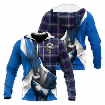 Nevoy Tartan Knitted Hoodie with Family Crest Scotland Patriotic Style Unisex Knitted Pullover Hoodie - Tartan Vibes Clothing