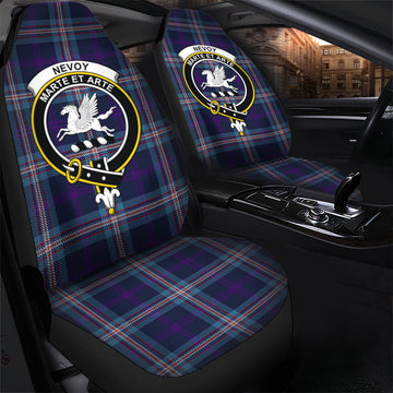 Nevoy Tartan Car Seat Cover with Family Crest - Tartan Vibes Clothing