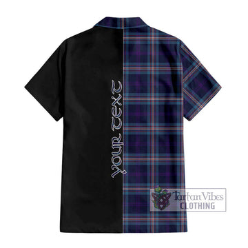 Nevoy Tartan Hawaiian Shirt with Family Crest and Half Of Me Style - Tartan Vibes Clothing