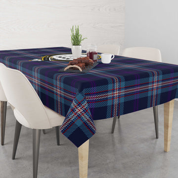 Nevoy Tartan Tablecloth with Family Crest M 39.4"x59"(100x150cm) - Tartan Vibes Clothing