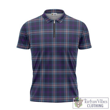 Nevoy Tartan Zipper Polo Shirt - Tartan Vibes Clothing