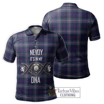 Nevoy Tartan Polo Shirt with Family Crest DNA In Me Style - Tartan Vibes Clothing