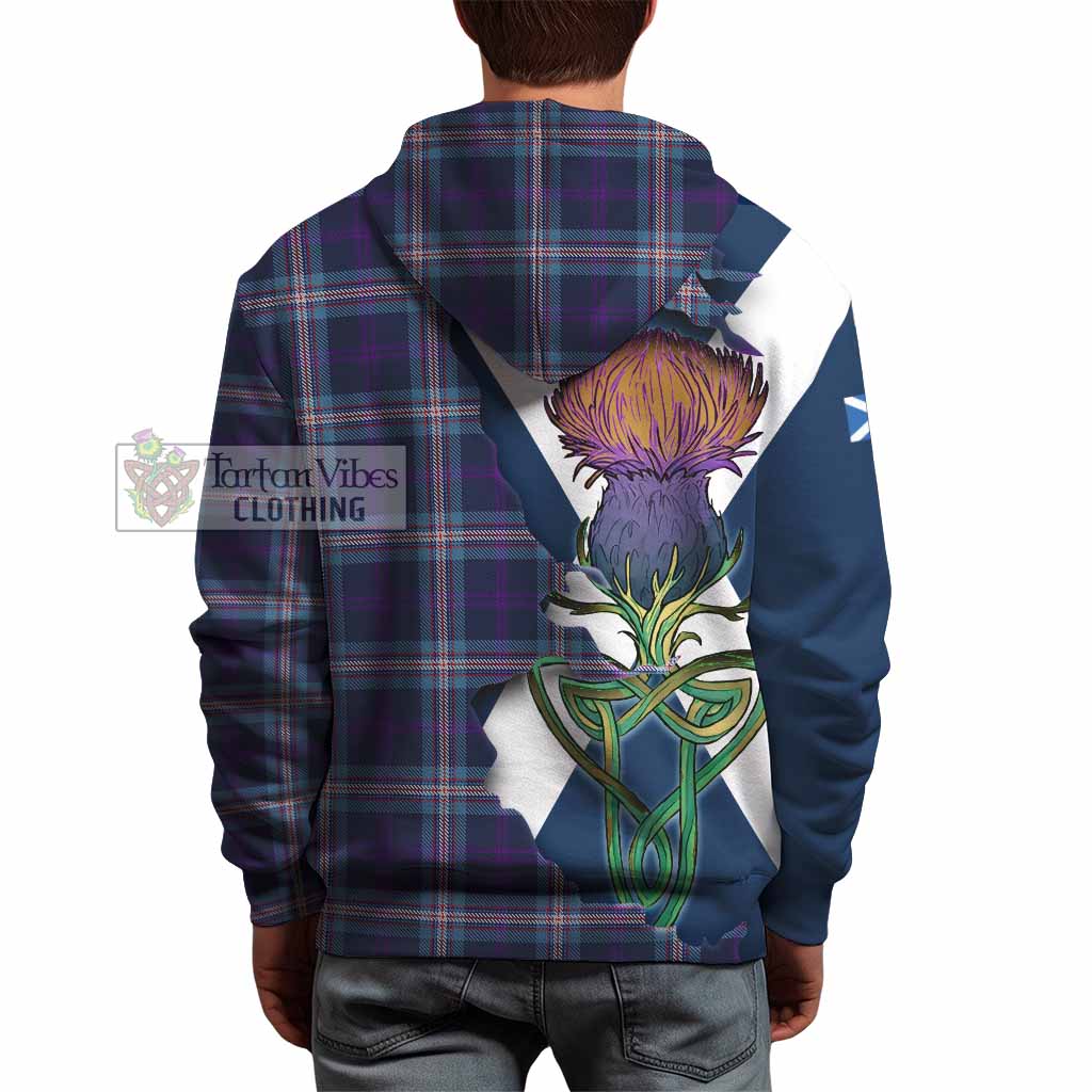 Nevoy Tartan Family Crest Hoodie Scottish Thistle Celtic Inspired - Tartan Vibes Clothing