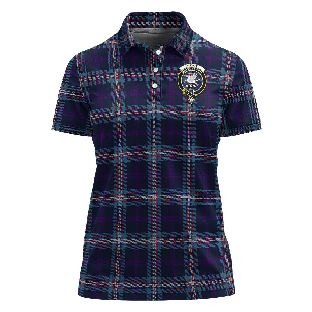 nevoy-tartan-polo-shirt-with-family-crest-for-women