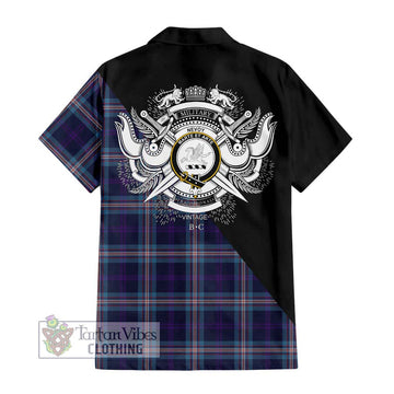 Nevoy Tartan Hawaiian Shirt with Family Crest and Military Logo Style - Tartan Vibes Clothing