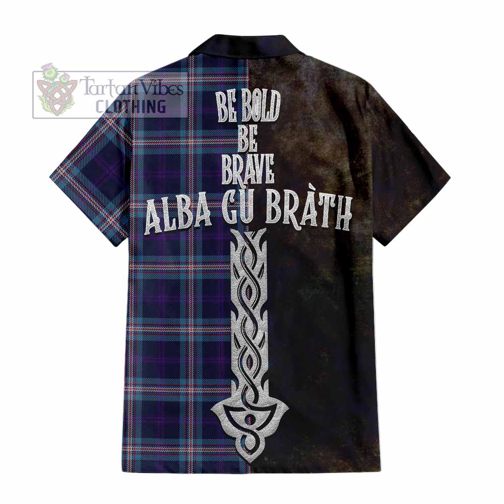 Nevoy Tartan Family Crest Hawaiian Shirt Alba Gu Brath Be Brave Lion Ancient Style - Tartan Vibes Clothing