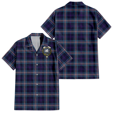 Nevoy Tartan Hawaiian Shirt with Family Crest - Tartan Vibes Clothing