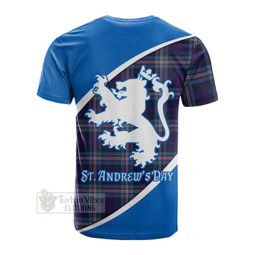 Nevoy Family Crest Tartan Cotton T-shirt Celebrate Saint Andrew's Day in Style Men's Shirt - Tartan Vibes Clothing