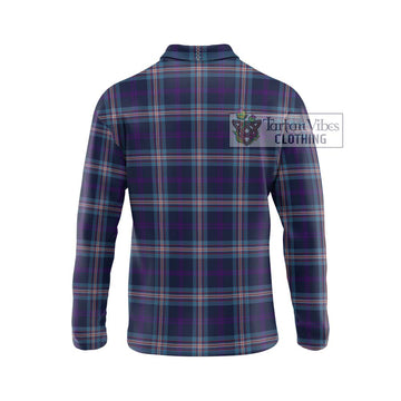 Nevoy Tartan Long Sleeve Polo Shirt with Family Crest DNA In Me Style - Tartan Vibes Clothing