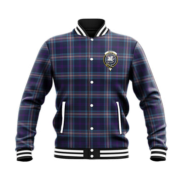 Nevoy Tartan Baseball Jacket with Family Crest - Tartan Vibes Clothing