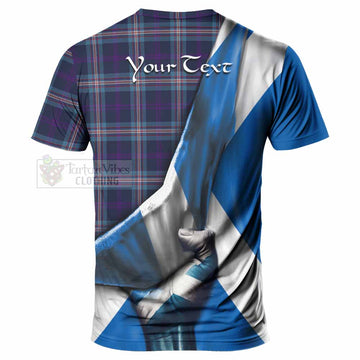Nevoy Tartan T-Shirt with Family Crest Scotland Patriotic Style - Tartan Vibes Clothing