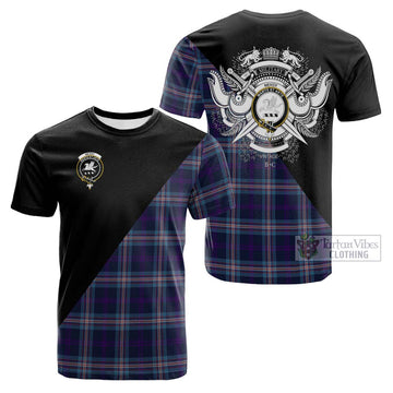 Nevoy Tartan Cotton T-shirt with Family Crest and Military Logo Style Kid's Shirt - Tartan Vibes Clothing