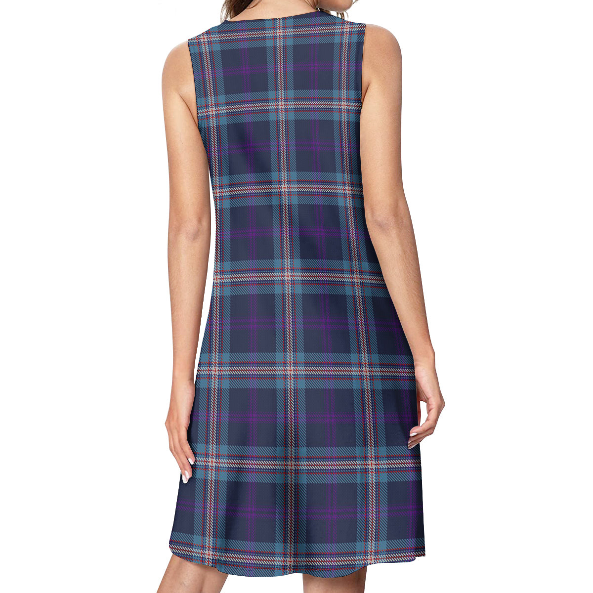 Nevoy Tartan Womens Casual Dresses - Tartan Vibes Clothing