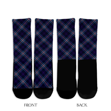 Nevoy Tartan Crew Socks Cross Style - Tartan Vibes Clothing