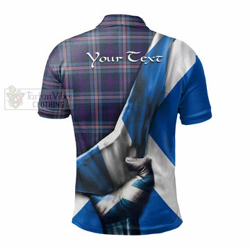 Nevoy Tartan Polo Shirt with Family Crest Scotland Patriotic Style - Tartan Vibes Clothing