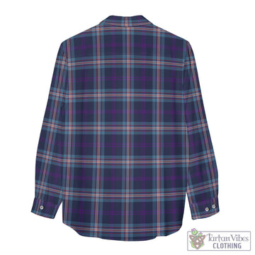 Nevoy Tartan Women's Casual Shirt with Family Crest - Tartan Vibes Clothing