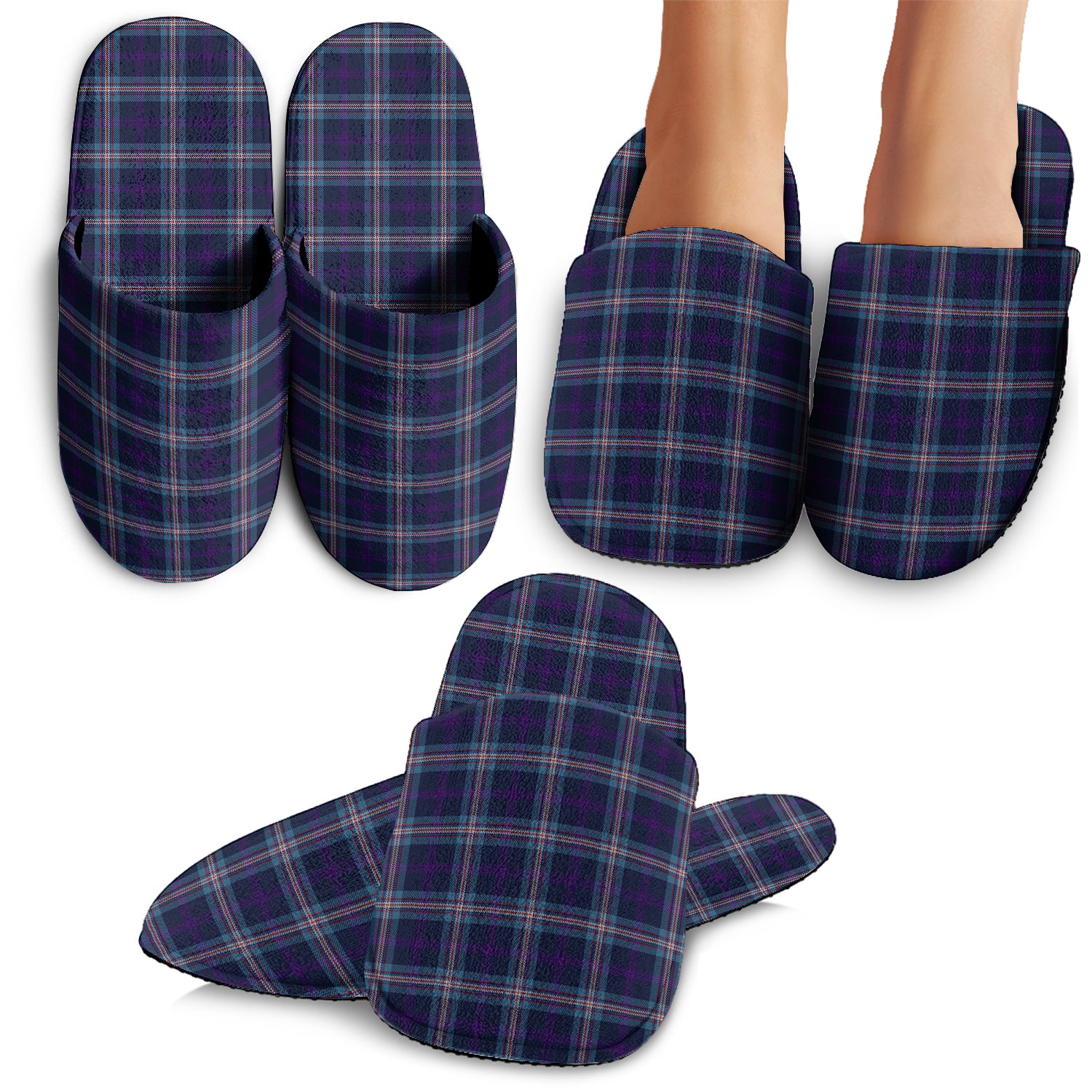 Nevoy Tartan Home Slippers - Tartan Vibes Clothing