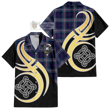 Nevoy Tartan Hawaiian Shirt with Family Crest and Celtic Symbol Style - Tartan Vibes Clothing
