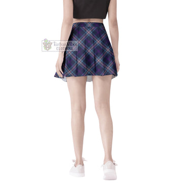 Nevoy Tartan Women's Plated Mini Skirt Cross Style - Tartan Vibes Clothing