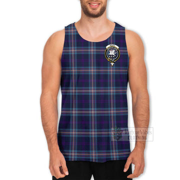 Nevoy Tartan Men's Tank Top with Family Crest Celtic Skull Style - Tartan Vibes Clothing