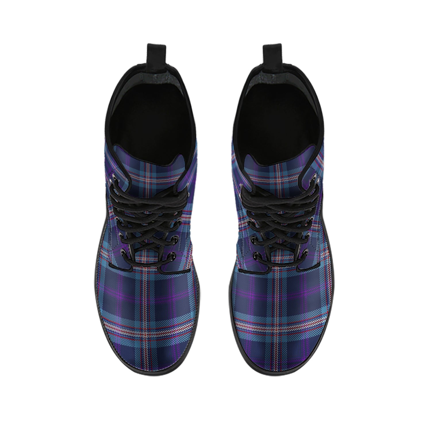 Nevoy Tartan Leather Boots - Tartan Vibes Clothing