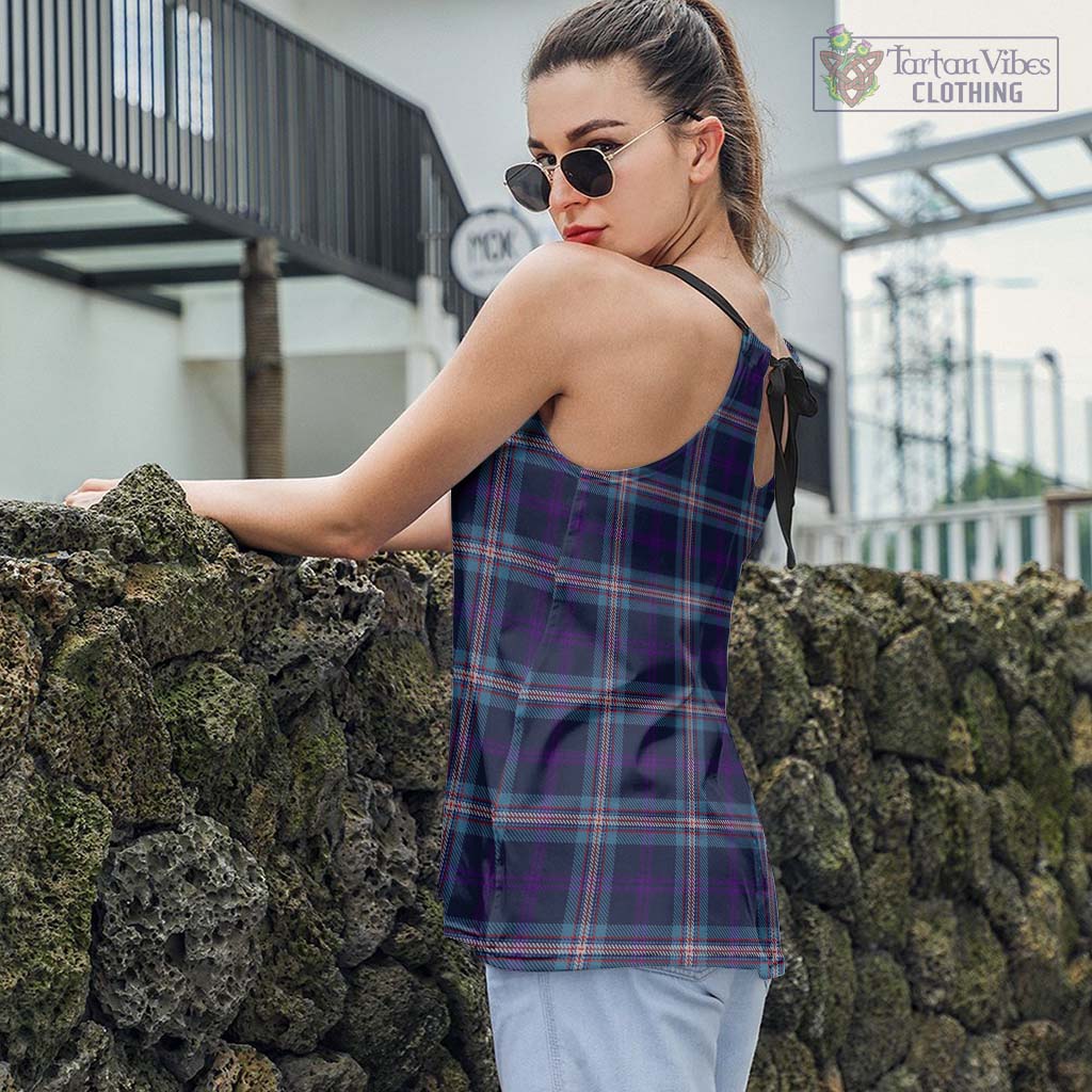 Nevoy Tartan Loose Halter Neck Camisole - Tartan Vibes Clothing