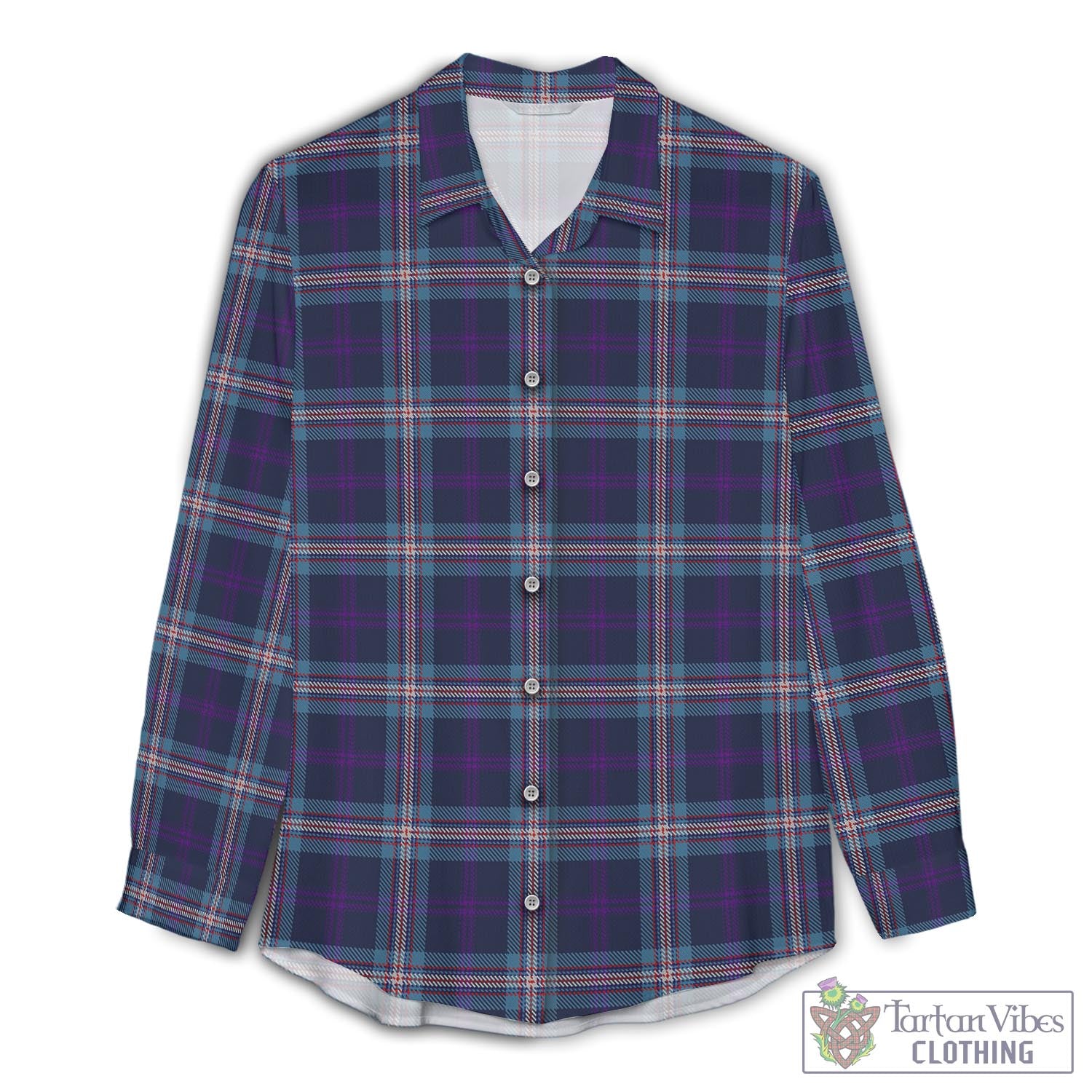 Nevoy Tartan Women's Casual Shirt - Tartan Vibes Clothing