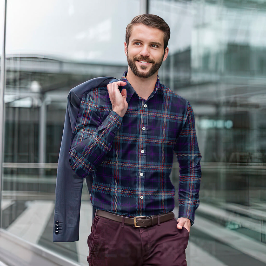 Nevoy Tartan Long Sleeve Button Up Shirt - Tartan Vibes Clothing