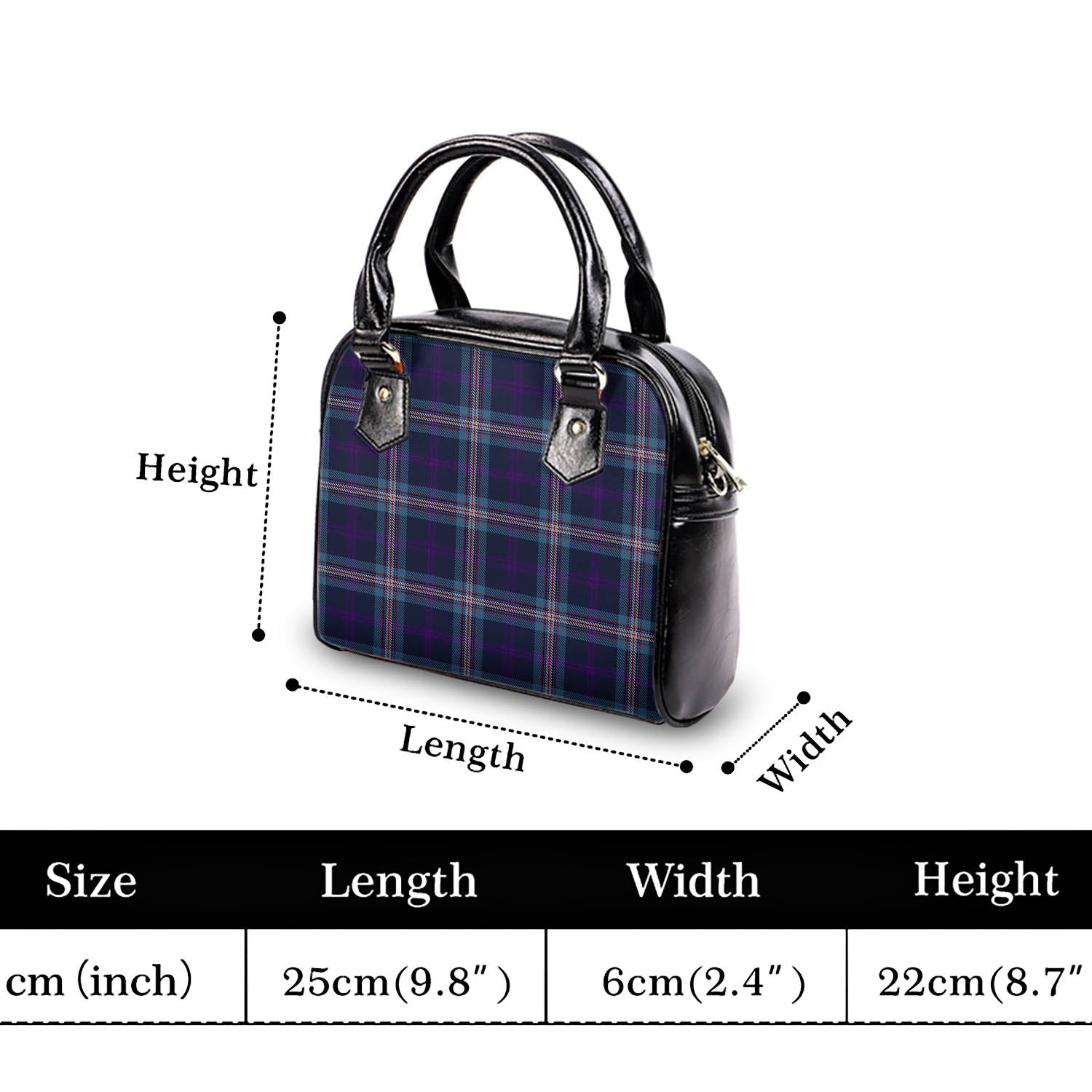 Nevoy Tartan Shoulder Handbags - Tartan Vibes Clothing
