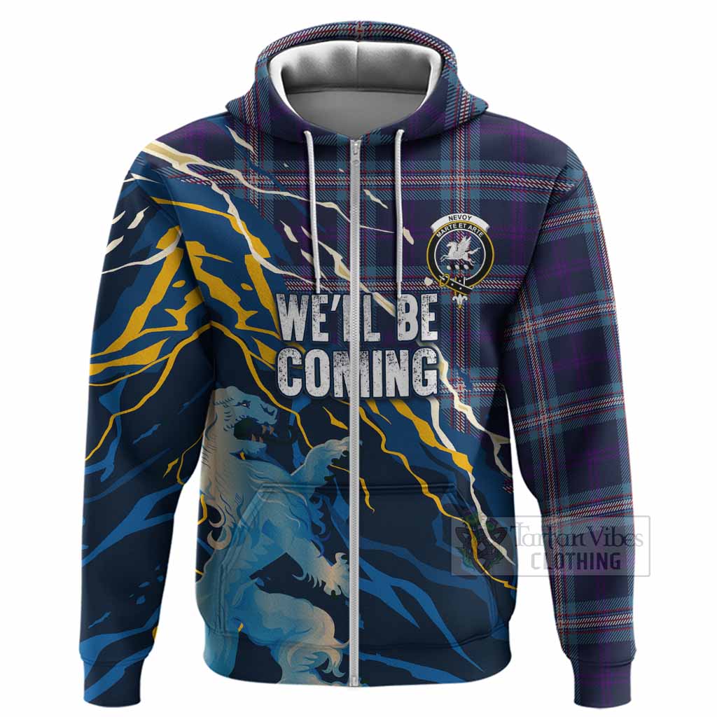 Nevoy Scotland Tartan Hoodie WC2026 Football - We'll Be Coming