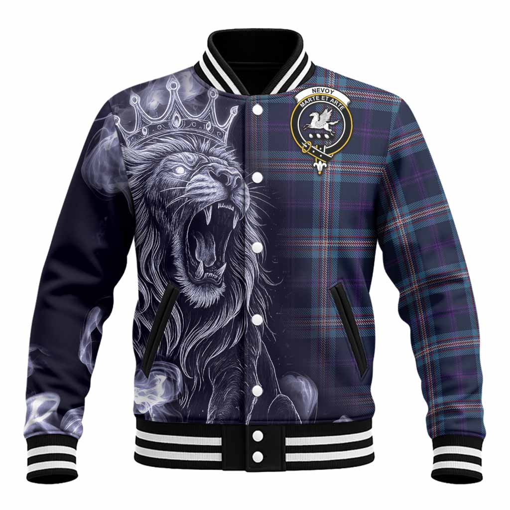 Nevoy Tartan Baseball Jacket Roaring Lion Heritage