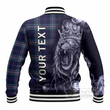 Nevoy Tartan Baseball Jacket Roaring Lion Heritage