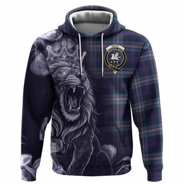 Nevoy Tartan Hoodie Roaring Lion Heritage
