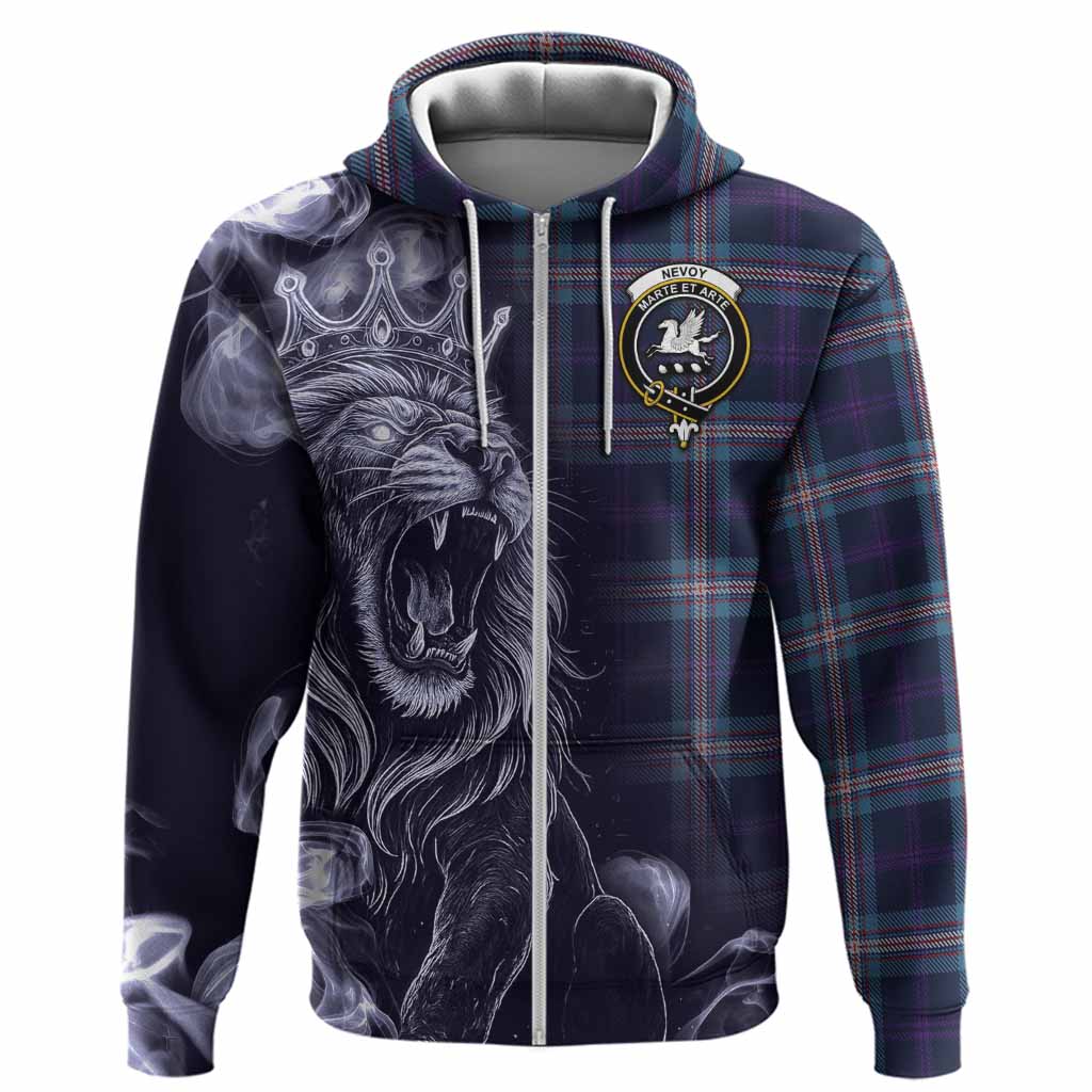 Nevoy Tartan Hoodie Roaring Lion Heritage