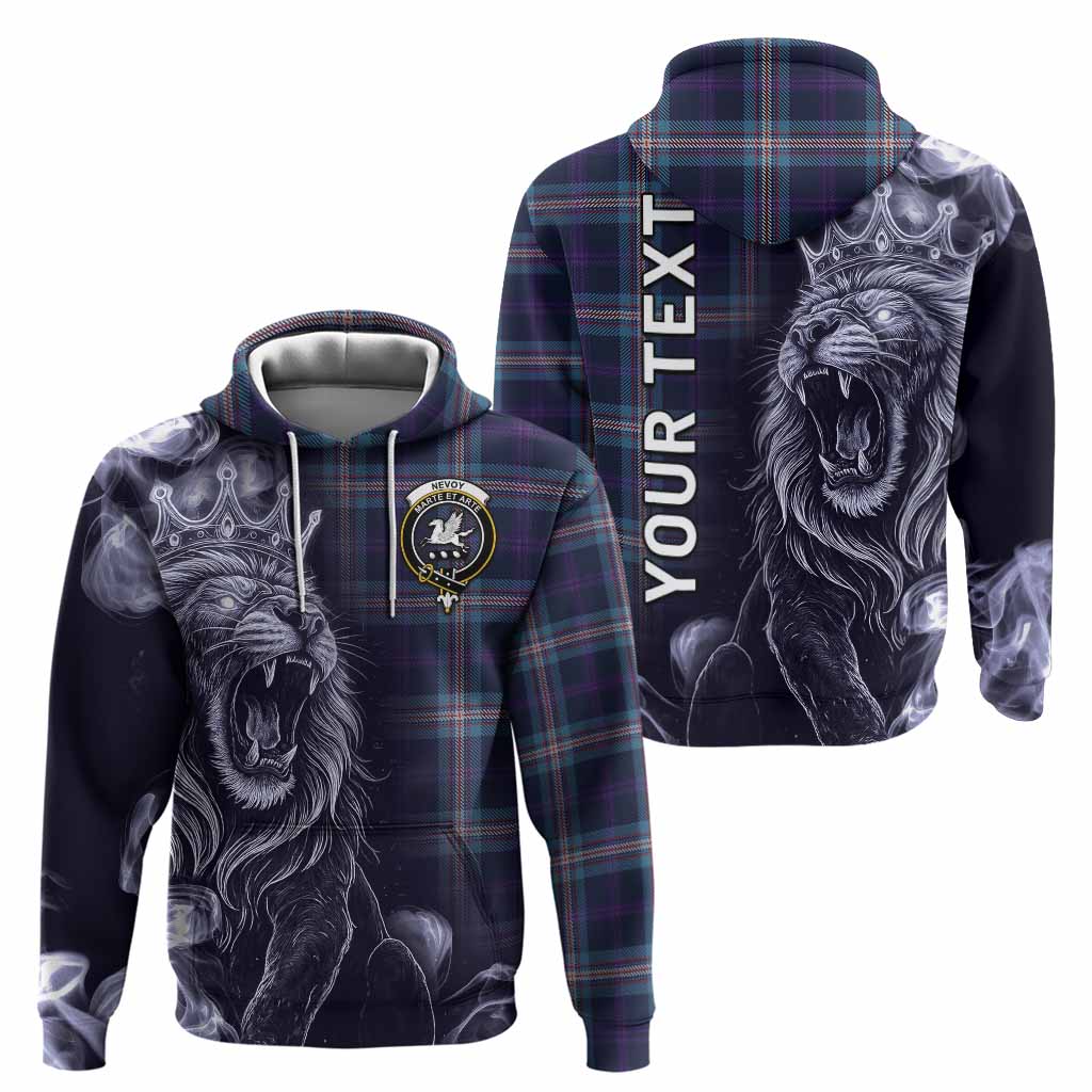 Nevoy Tartan Hoodie Roaring Lion Heritage