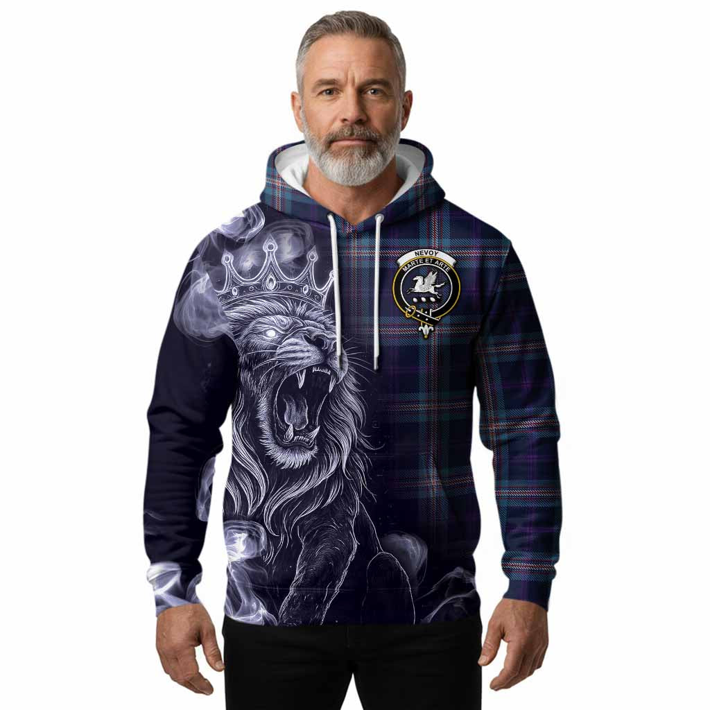 Nevoy Tartan Hoodie Roaring Lion Heritage